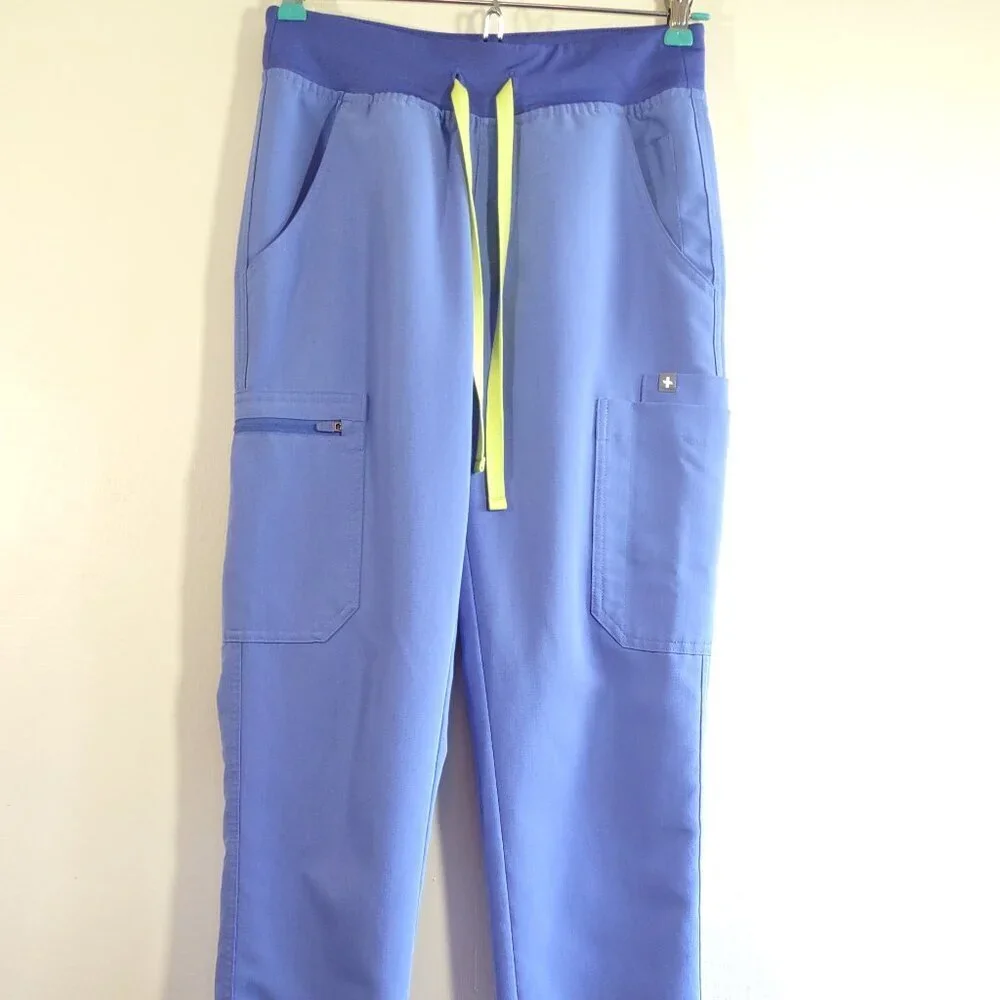 FIGS Yola Yoga Scrub Pants Lavendar W22SW2023 Healthcare/Medical Women Size XXS - Picture 2 of 12